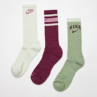 Nike, 3 PACK - Everyday Plus Crew Socks, multi-colour