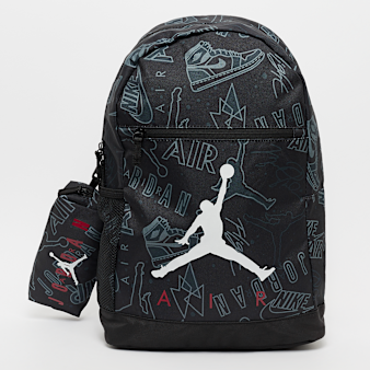 Jordan, Air School Backpack With Pencil Case, black