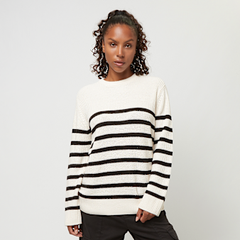 Urban Classics, Ladies Rib Striped Sweater, beige