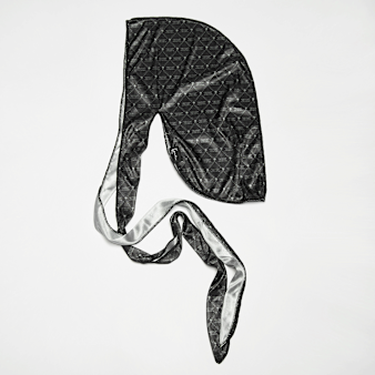 Karl Kani, Monogram All Over Print Durag, black