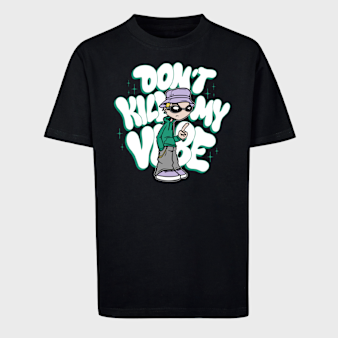 Mister Tee - Kids, Don't Kill My Vibe Tee, black