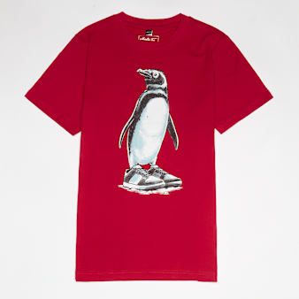 Mister Tee - Kids, Fancy Penguin Tee, red