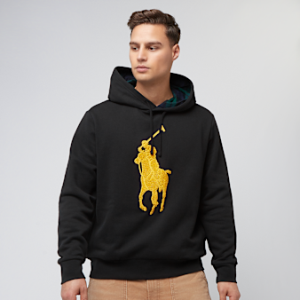 Polo Ralph Lauren, Long Sleeve Hooded Sweatshirt, black