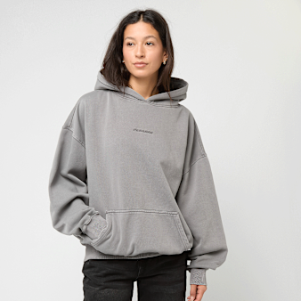Pegador, Clarita Logo Oversized Hoodie, grey