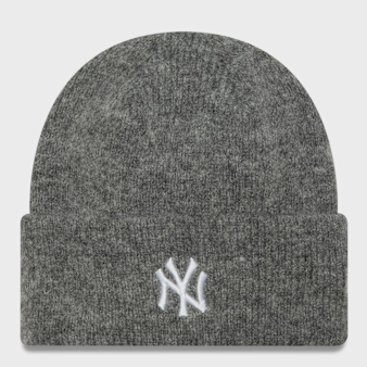 New Era, Female Wide Cuff Beanie MLB New York Yankees, grey