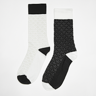adidas Originals, 2 PACK - Monogram Crew Socks, black