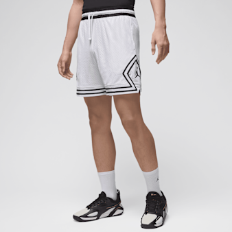 Jordan, Sport Dri-FIT Diamond Mesh-Shorts, white