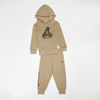 Jordan, Junior Michael Jordan MVP Fleece Pullover Set, brown