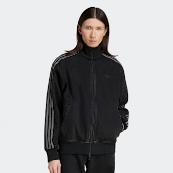 adidas Originals, Denim Firebird Originals Jacket, black