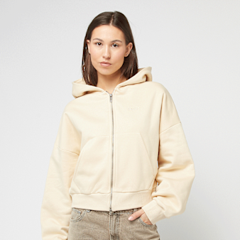SNIPES, Small Logo Essential Oversized Zip Hoodie, beige