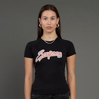 SNIPES, Snipes Varsity Raglan Tight Tee, black