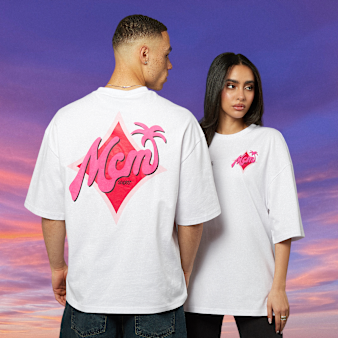 MCM x SNIPES, Palm T-Shirt, white