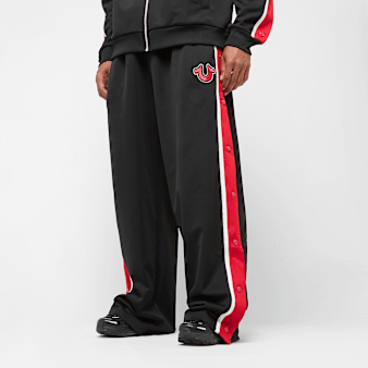 True Religion, Snap Off Baggy Track Pants, black