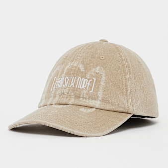 zəяo si:x nœf, Primary Logo Washed Baseball Cap, beige