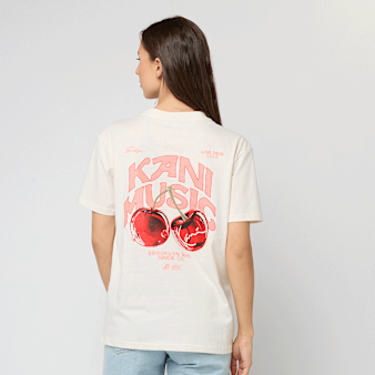 Karl Kani, Signature Cherry Print Oversized T-Shirt, beige