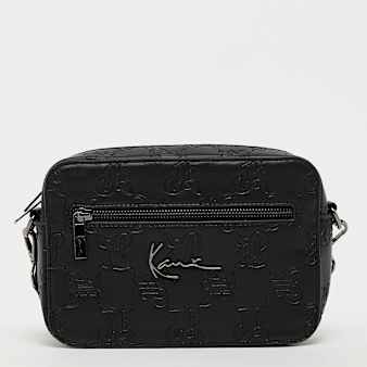Karl Kani, Metal Signature All Over Print Messenger Bag, black