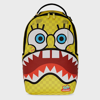 SPRAYGROUND, SPONGEBOB CHECKERBOB DLXSV BACKPACK yellow, yellow