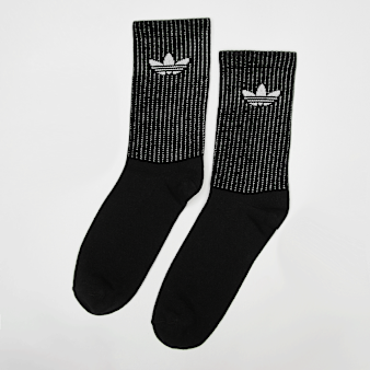 adidas Originals, 2 PACK - adicolor Crew Socks Reflective, black