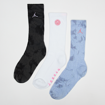 Jordan, 3 PACK - Blue Jeans & Bling Crew Socks, multi-colour