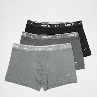 Nike, 3 PACK - Everyday Cotton Stretch Trunk, black