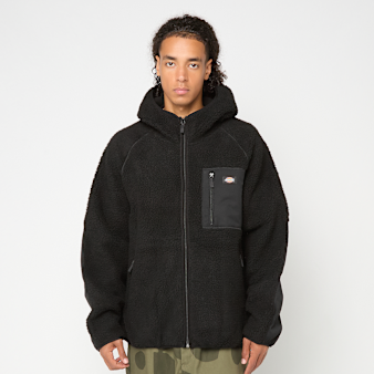 Dickies, CENTRAL HIGH PILE HOODED black, black