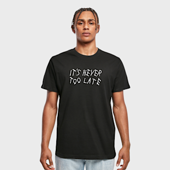 Mister Tee, It Is Never Too Late Tee black, black