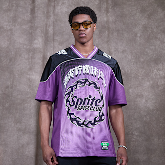 Sprite x SNIPES, Ripple Football Jersey, purple