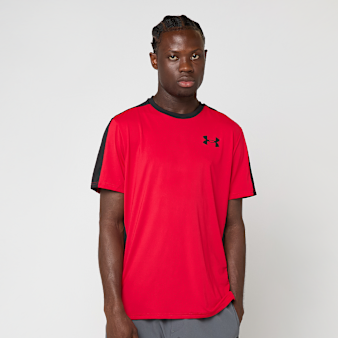 Under Armour, Heatgear Wordmark Short Sleeve Tee, red