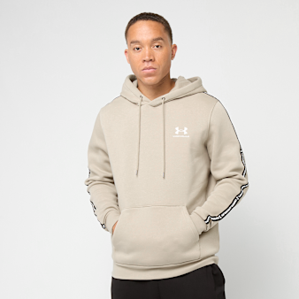Under Armour, Icon Fleece Hoodie Taping, beige