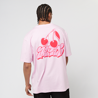 Mister Tee, Pink Cherries Oversize Tee, light pink