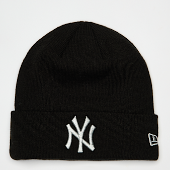 New Era, Beanie Metallic New York Yankees black, black