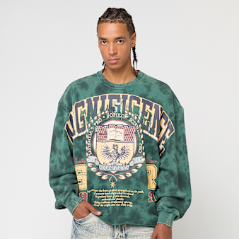 Smoke Rise, MAGNIFICENCE FLEECE CREWNECK JUNE BUG, green