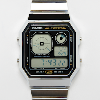 CASIO, A130WE-1AEF, silver