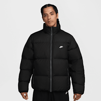 Nike, M SF CLUB PUFFER JACKET 650 black/white, black