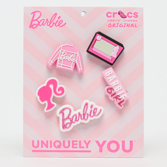 Crocs, 5 PACK - Jibbitz Barbie, multi-colour