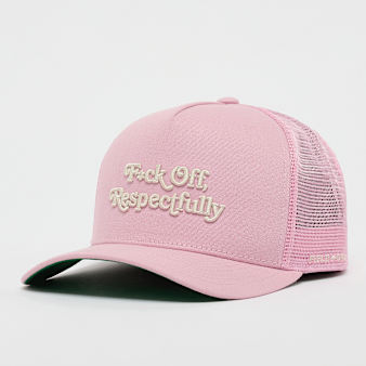 Field Grade, Respectfully Twill Mesh Trucker, light pink