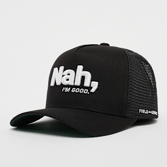 Field Grade, I’m Good Twill Mesh Trucker, black