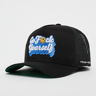 Field Grade, Go F Yourself Twill Mesh Trucker, black