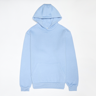 Urban Classics, Kids Fluffy Hoody, blue