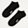 SNIPES, 3 PACK - No Show Socks, black