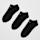 Nike, 3 PACK - Everyday Lightweight Training No-Show Socks, black