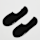 SNIPES, 3 PACK - Silicon Invisible Socks, black