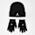 Jordan, Essential Beanie Set, black