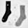 Jordan, 3 PACK - Everyday Crew Socks, multi-colour