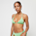 Pegador, Ramira Triangle Bikini Top, green
