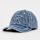 Karl Kani, Embroidery Denim Baseball Cap Vintage, blue