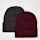 Flexfit, Heavyweight Long Beanie (2 Pack), multi-colour