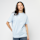 Karl Kani, Small Signature Essential Pinstripe Oversized Tee, blue