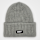SNIPES, Woven Logo Knit Beanie, grey