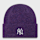 New Era, Female Wide Cuff Beanie MLB New York Yankees, purple